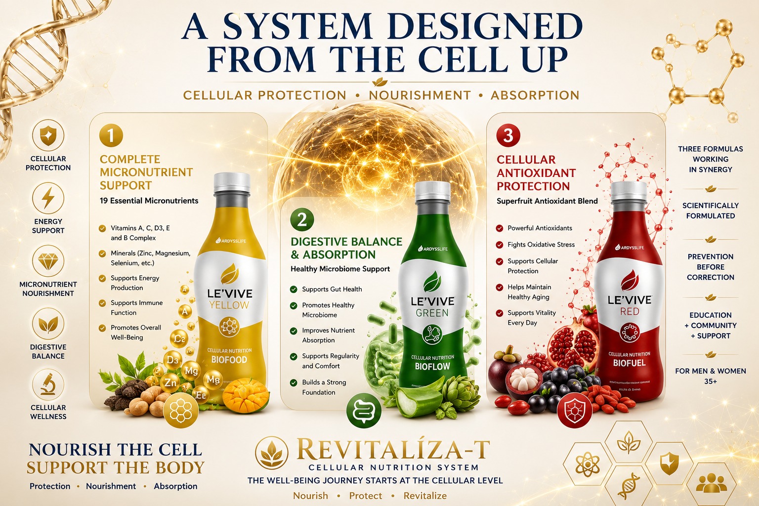 Nutrición celular Revitaliza-T