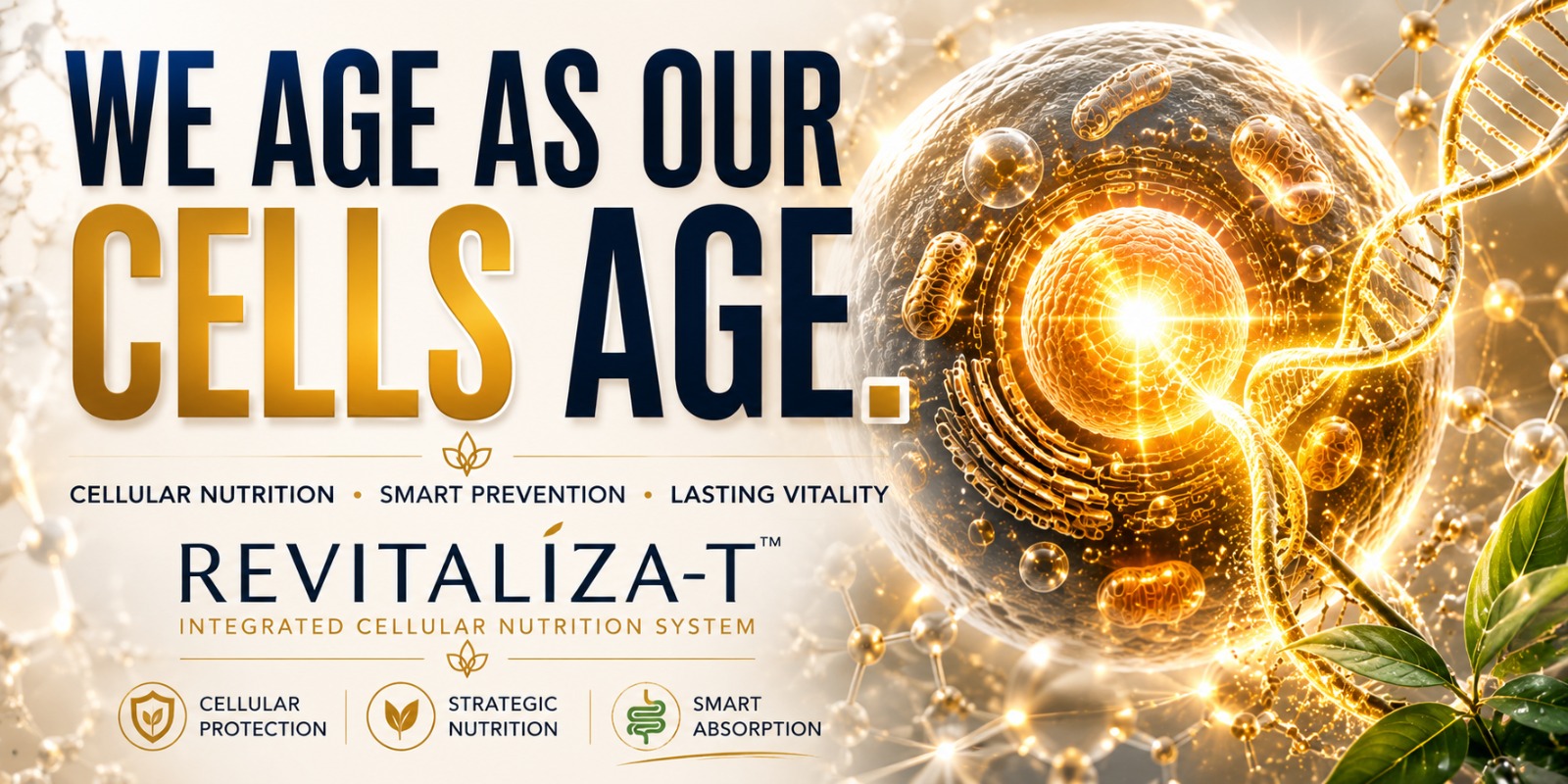 WE AGE AS OUR CELLS AGE - Revitaliza-T Integrated Cellular Nutrition System