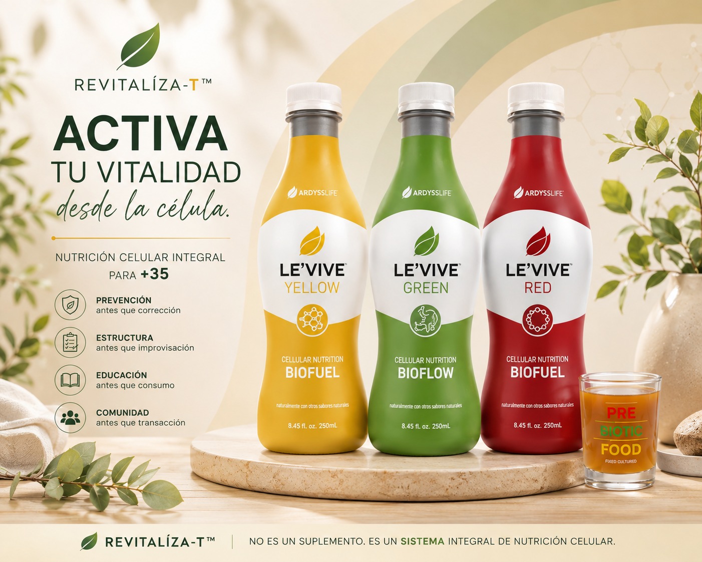 SISTEMA REVITALÍZA-T™ | NUTRICIÓN CELULAR INTEGRAL PARA +35 - Image 5