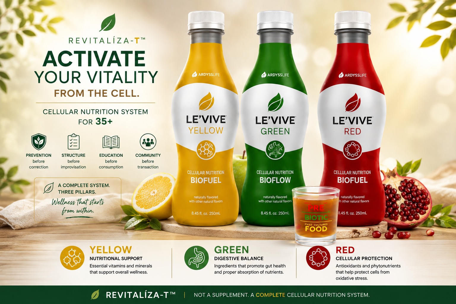 SISTEMA REVITALÍZA-T™ | NUTRICIÓN CELULAR INTEGRAL PARA +35 - Image 4