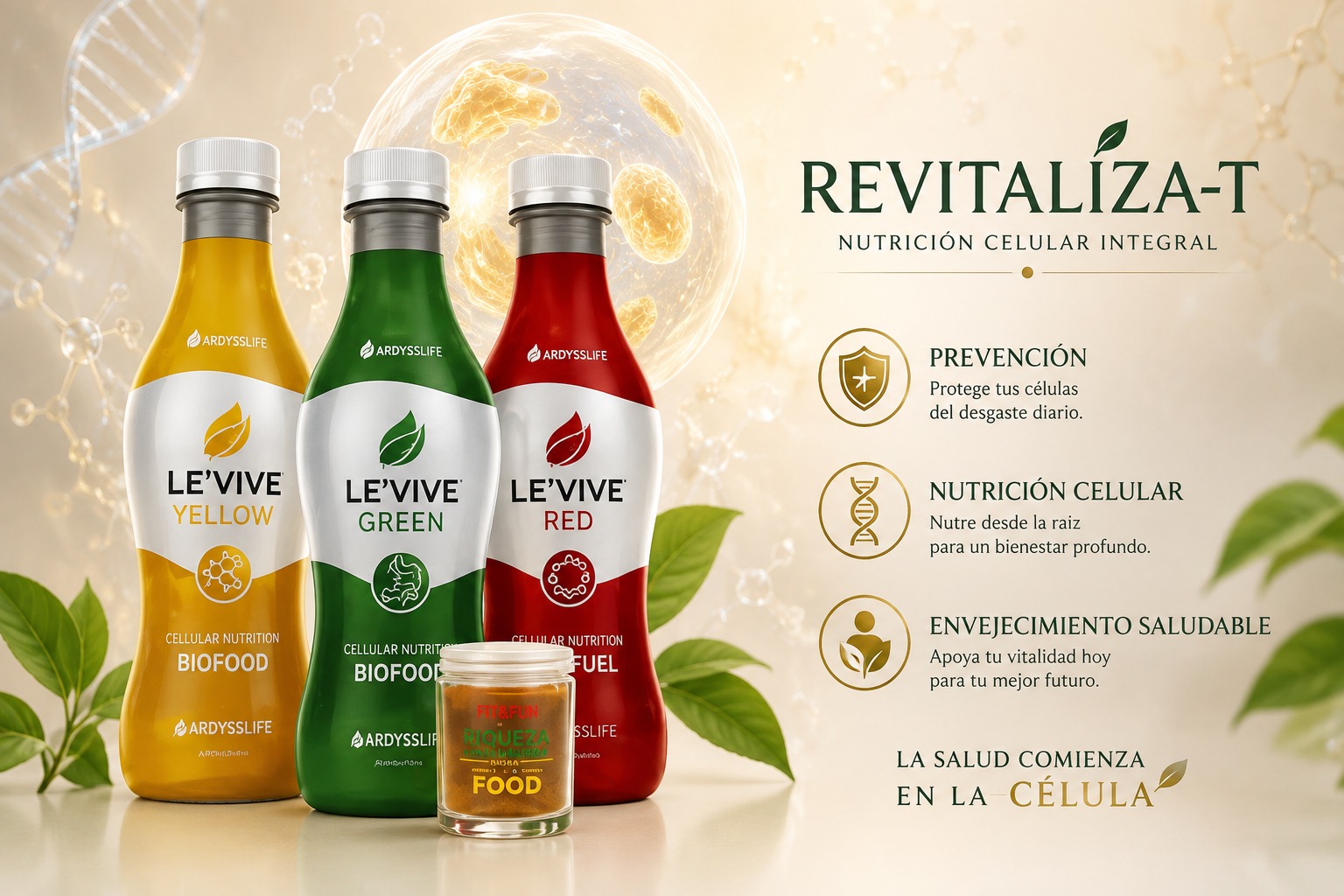 SISTEMA REVITALÍZA-T™ | NUTRICIÓN CELULAR INTEGRAL PARA +35 - Image 3