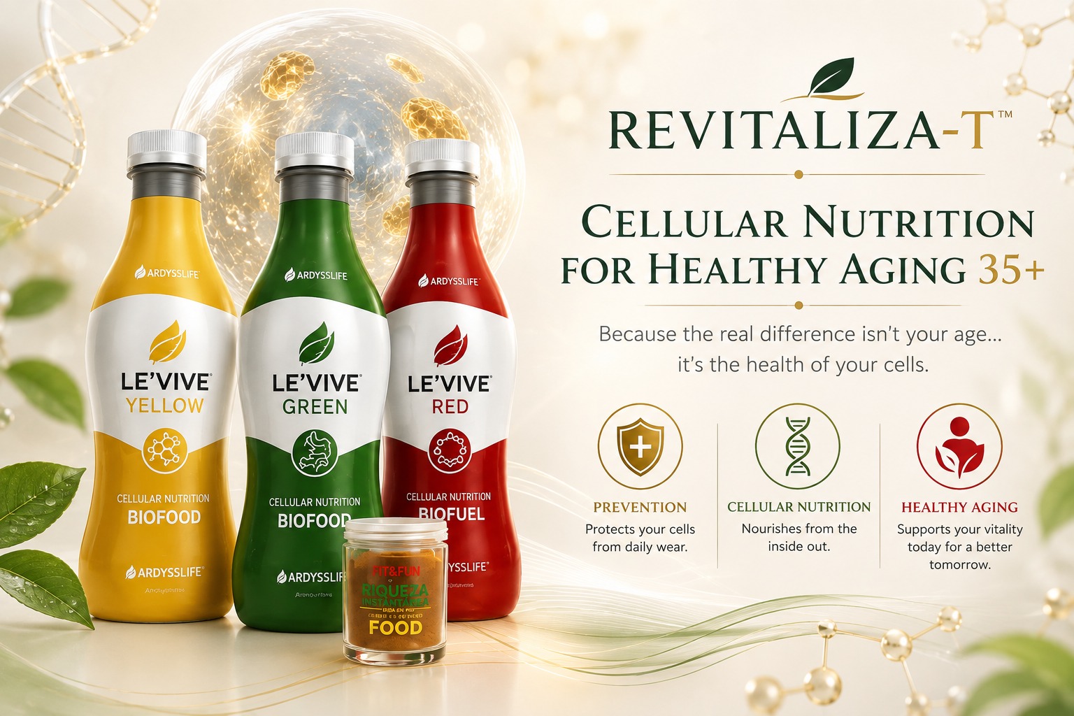 SISTEMA REVITALÍZA-T™ | NUTRICIÓN CELULAR INTEGRAL PARA +35 - Image 2