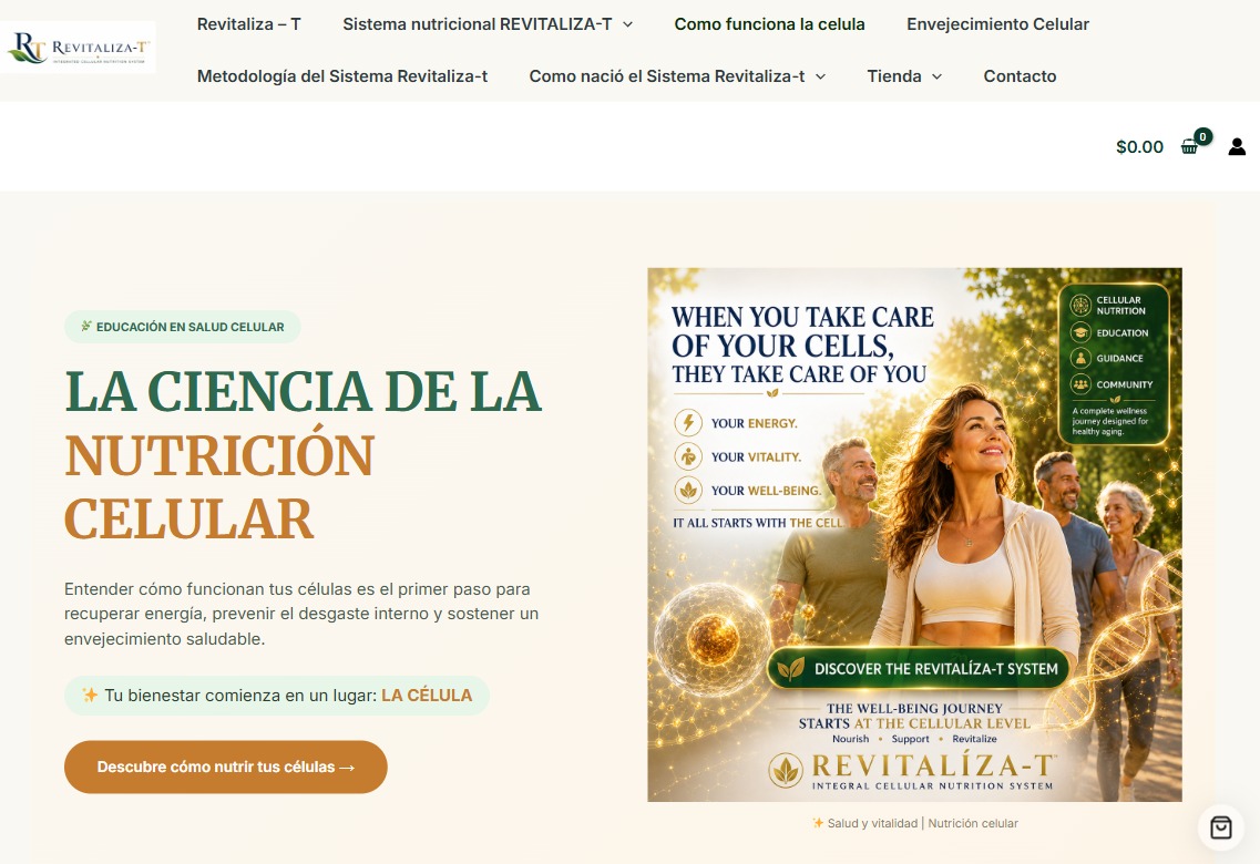 Revitaliza-T - Nutrición celular